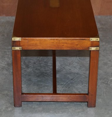 Mahogany Military Campaign Coffee Cocktail Table From Kennedy For Harrods London At Pamono Mahogany Military Campaign Coffee, Antique Coffee Table London