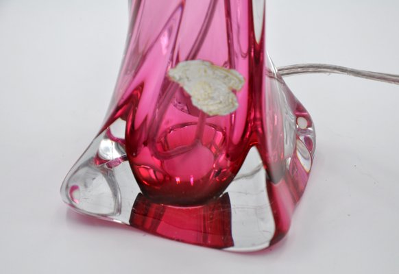 Pink Crystal Table Lamp From Val Saint, Pink Jewel Table Lamp