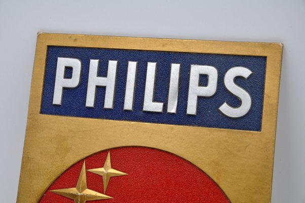 Aanpassing Absoluut ik heb het gevonden Vintage Philips Advertising Sign for sale at Pamono