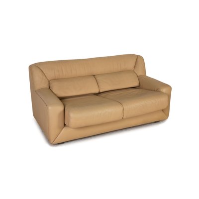 Cream Leather Ds 43 Two Seater Couch, Two Seater Cream Leather Recliner Sofa