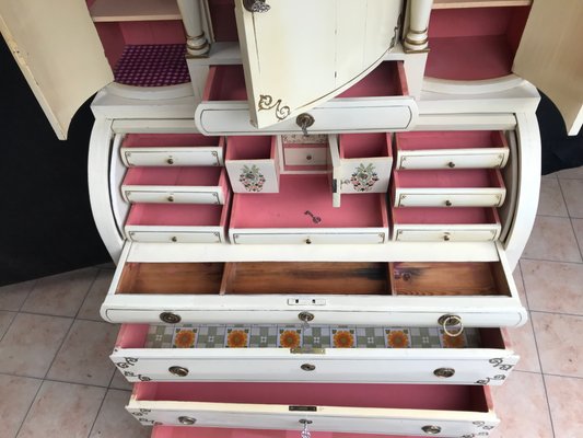 Painted secretary store desk for sale