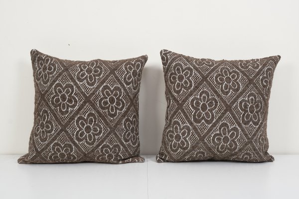 Large Vintage Turkish Handmade Cushion Set of 2 for sale at Pamono