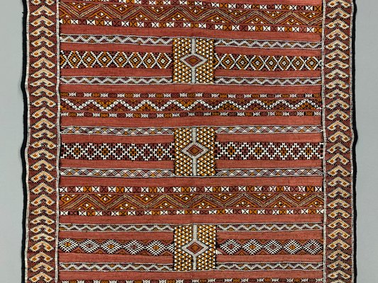 Tapis KILIM en laine à décor géométrique. Dim : 170 x 104 cm. - Hôtel