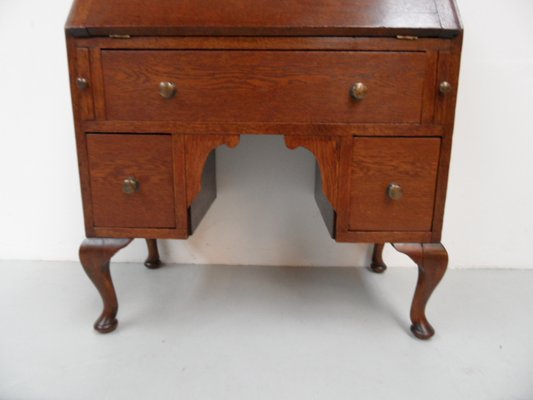 Vintage Oak Secretary, Antique Oak Secretary Desk Value