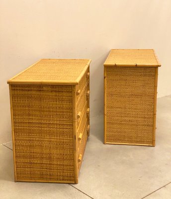 vintage wicker dresser this chest adds a touch of warmth and elegance to any decor. Wicker Chest of 5 Drawers