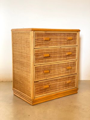 Bamboo dresser vintage new arrivals