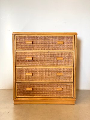 Bamboo rattan dresser cheap