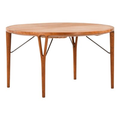 Danish Dining Table Produced by Helge Vestergaard Jensen for Peder Pedersen