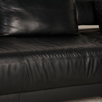 Black Corner Sofa With Function By Ewald Schillig For At Pamono Ewald Schillig, Dillards White Leather Sofa
