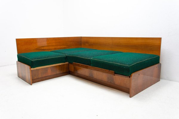 Jindrich Halabala For Up Zavody 1950s, Mid Century Corner Sofa Bed
