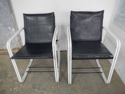 Italian Cushion Chairs Set of 2 for sale at Pamono