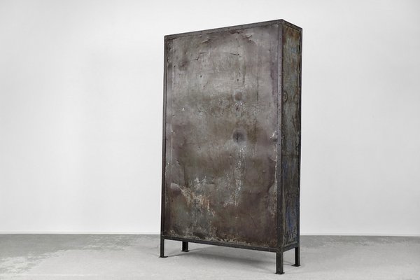 Vintage industrial metal cabinets for sale discount