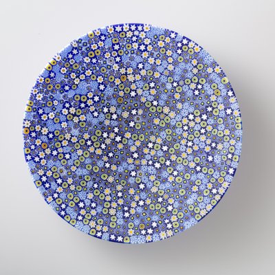 Ercole Moretti ガラスプレート 円形　24cm Murano Glass Millefiori Plate by Ercole Moretti for sale at Pamono
