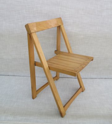Foldable Chair By A Jacober For Alberto Bazzani Italy 1960s At Pamono Foldable Chair By A Jacober For, Vintage Wooden Folding Chairs Made In Romania