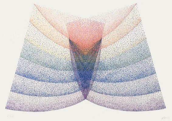 Julio Le Parc, archivierter Pigmentdruck, nackt