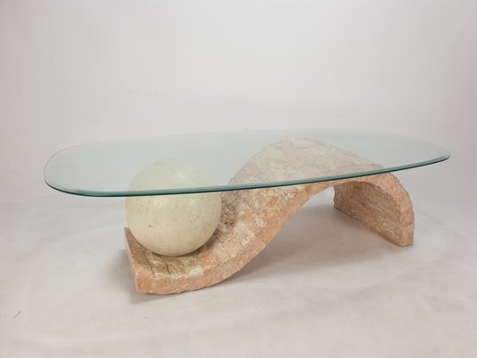 Magnussen ponte stone coffee cheap table