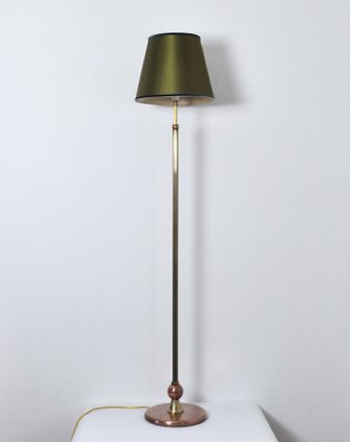 Art Deco Floor Lamp In Brass And Copper, Deco Floor Lamp Table