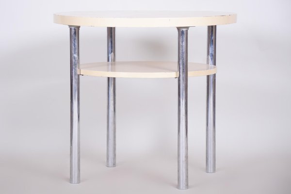 White Side Table From Mücke Melder 1930s For At Pamono Melder 1930s For At Pamono, Cuban Coffee Table Bookshelf