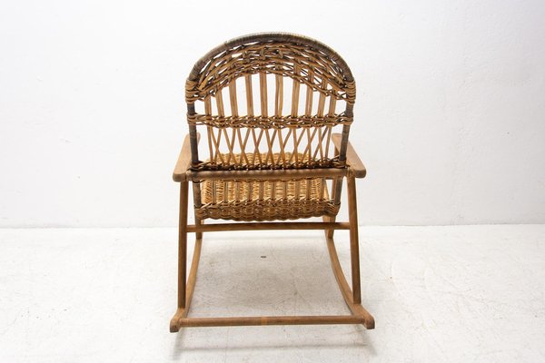 Pier 1 wicker rocking chair top