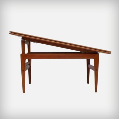 Mid Century Metamorphic Coffee Dining Table By Kai Kristiansen For Vildbjerg Møbelfabrik