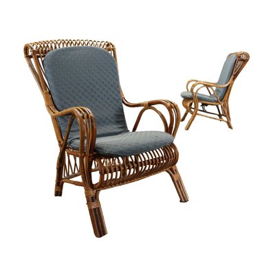Wicker Armchairs 1960s Set of 2 for sale at Pamono