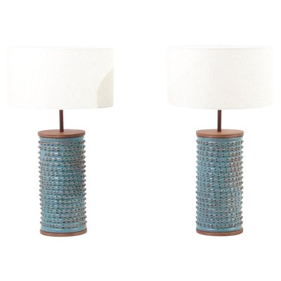 American Ceramic Table Lamps By B, Ceramic Table Lamp Set Of 2