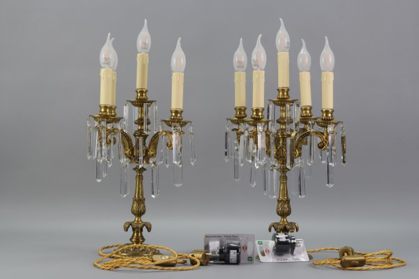 Candelabra style sale table lamps