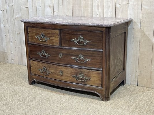 18th Century Regency Rosewood Dresser with Marble Top for sale at Pamono
