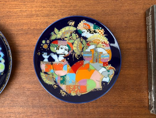 Vintage German Wall Plates by Bjørn Wiinblad for Rosenthal