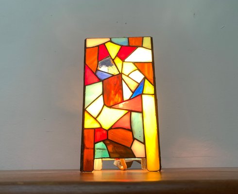 Heel veel goeds hoog Spanning Mid-Century Tiffany Glass Table Lamp for sale at Pamono