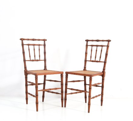 Faux bamboo 2024 chairs