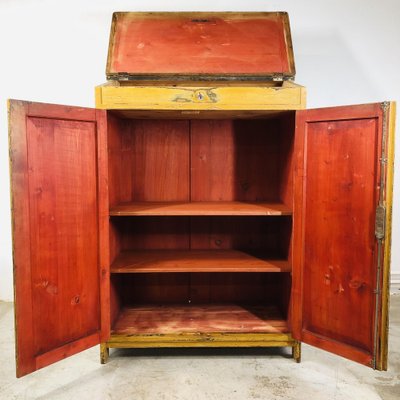 Antique Brocante French Cupboard for sale at Pamono