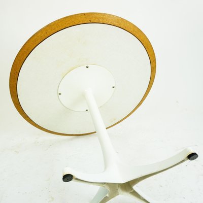 White Pedestal Side Table by George Nelson for Herman Miller, USA