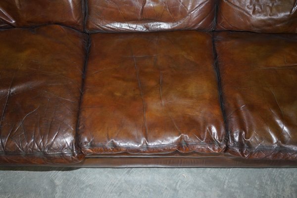 Low Mid Century Modern Brown Leather Sofa For At Pamono Low Mid Century Modern Brown Leather, Kennedy Leather Sofa