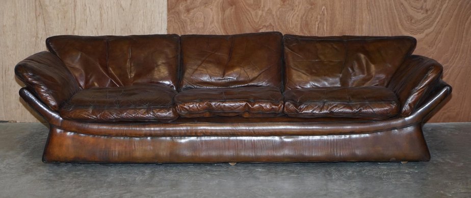 Full leather lounge suite sale top