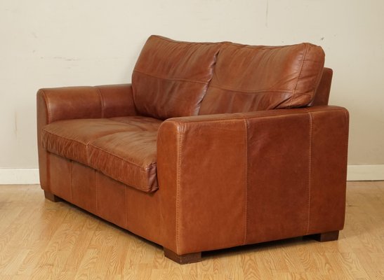 Brown Leather 2 5 Seater Sofa, Omnia Leather Dealers In Taiwan