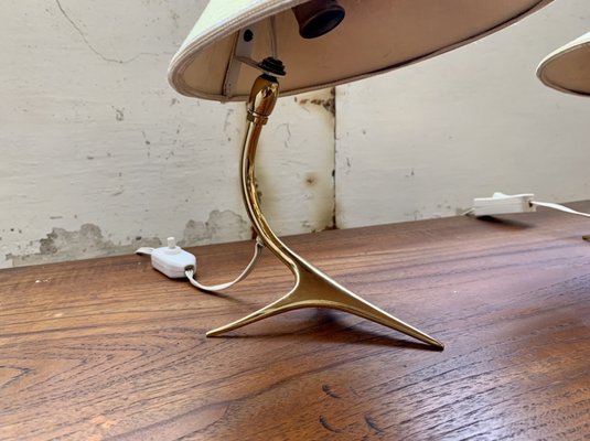 Mid Century Modern Bedside Lamps In Shaped Structural Brass By Jt Kalmar For Franken Ag Set Of 2 At Pamono Mid Century Modern Bedside Lamps In, Mid Century Style Bedside Lamps