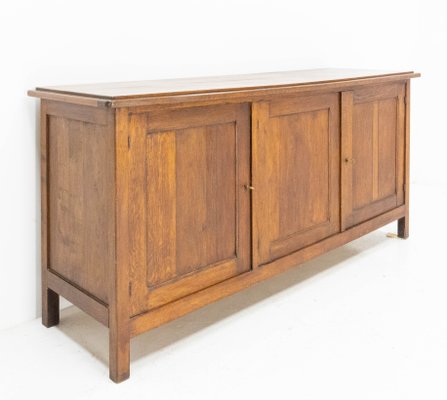 Mid Century French Oak Credenza Or Sideboard For At Pamono Mid Century French Oak Credenza Or, Credenza Vs Buffet Table