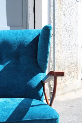 Cobalt outlet blue armchair