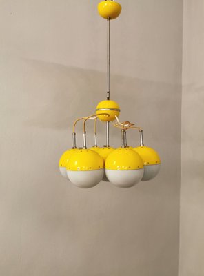 Yellow store ceiling lamp