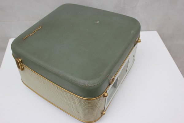 Tocadiscos vintage en maleta de Philips, años 50 en venta en Pamono