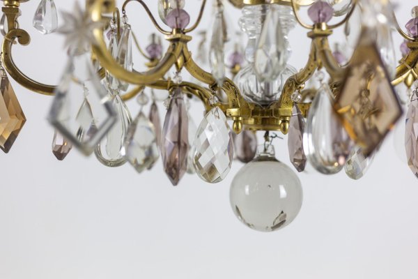 Chandelier In Bronze And Crystal By Maison Baguès 1950s For At Pamono Chandelier In Bronze And Crystal By, Spray Paint Bronze Chandeliers Taiwan
