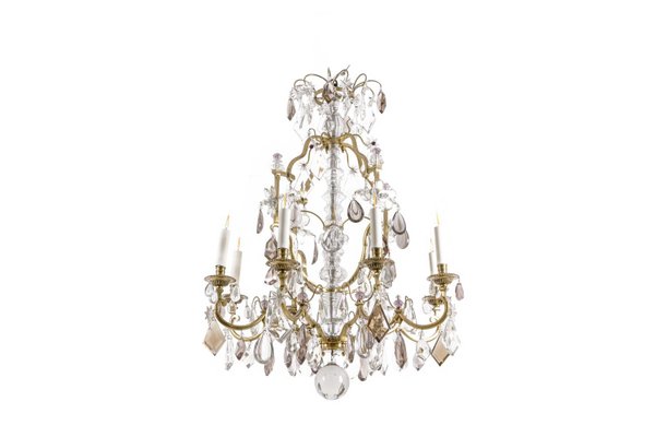Chandelier In Bronze And Crystal By, Spray Paint Bronze Chandeliers Taiwan