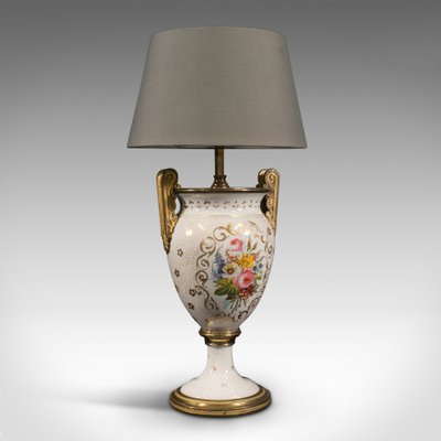 Vintage French Ceramic Decorative Table Lamp 1970s for sale at Pamono