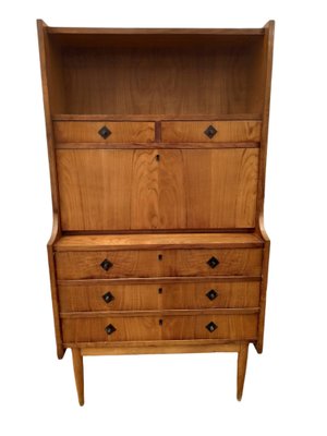 Oak Office Secretary Desk