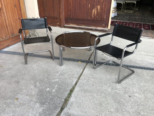 Chrome table and chairs for sale best sale
