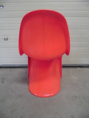 red panton chair by verner panton for herman miller 1971 for sale