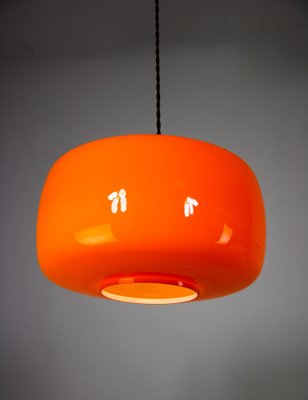 Mid-Century Orange Pendant Lamp for 