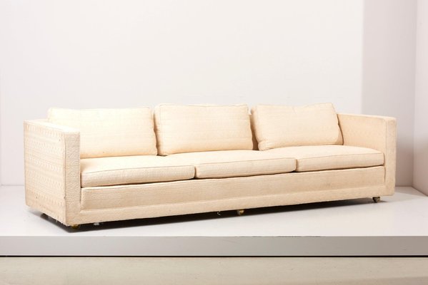 American Tuxedo Sofa By Edward Wormley, Marlo Furniture Leather Sofa Bed