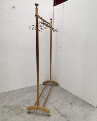 Vintage brass clothing rack hotsell